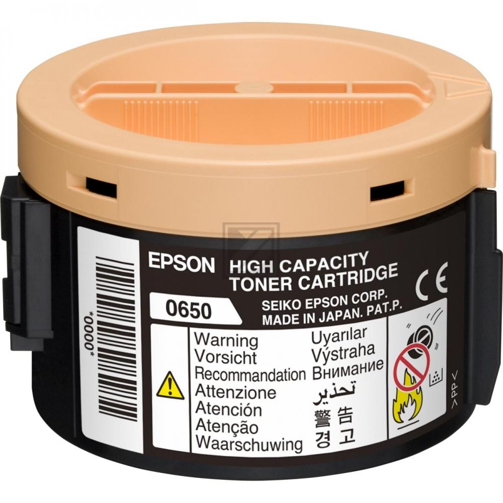 Test Epson Toner-Kit schwarz HC (C13S050650, 0650)