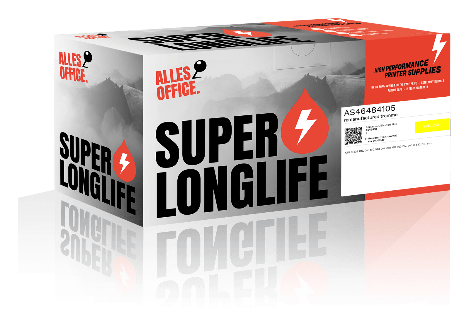 Superlonglife OKI 46484105 Trommel gelb