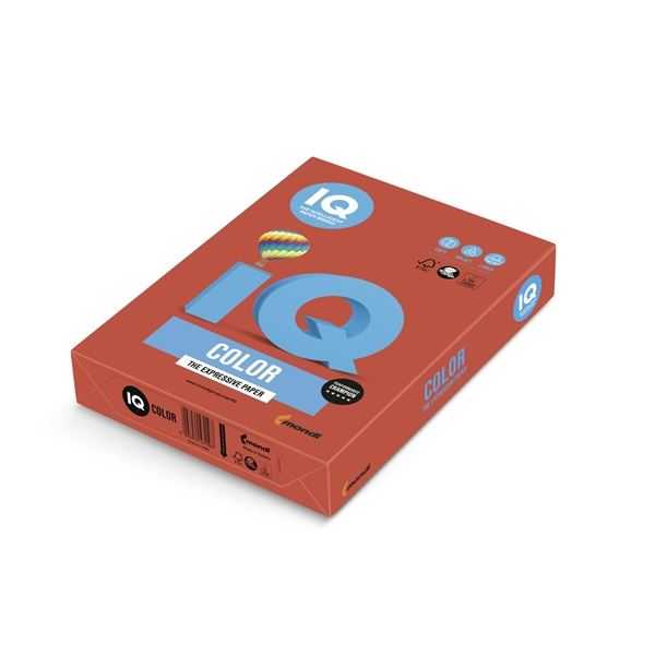 Farbpapier IQ A4-CO44,kor.rot,120g/m2,250l.