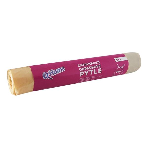 Müllsäcke Q Home - einziehbar, gelb, 60 l,