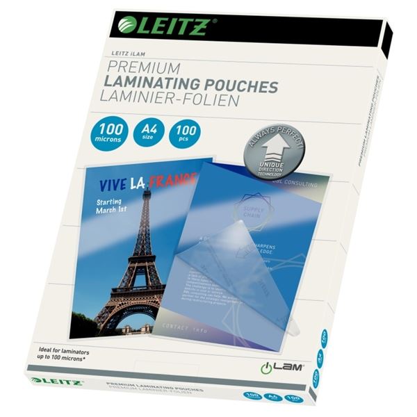 Laminierhülle A4 2x100my LEITZ 7480-00-00 UDT