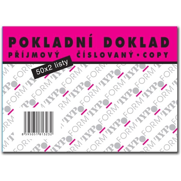 Kassenbon, nummeriert, 2x 50 Blatt
