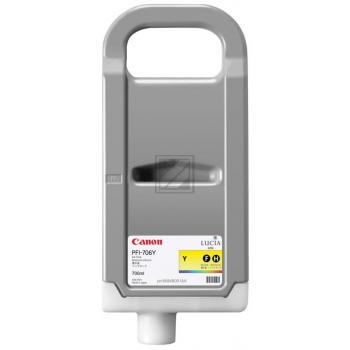 Original Canon 6684B001 / PFI-706Y Tinte gelb