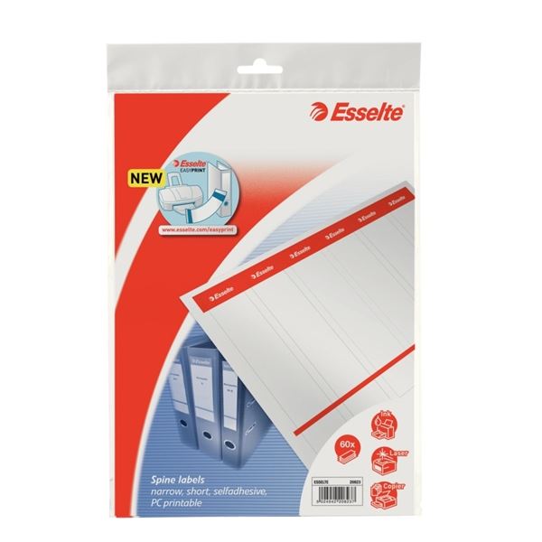 Selbstklebende Etiketten für Esselte 5,0 cm, 60 Stück