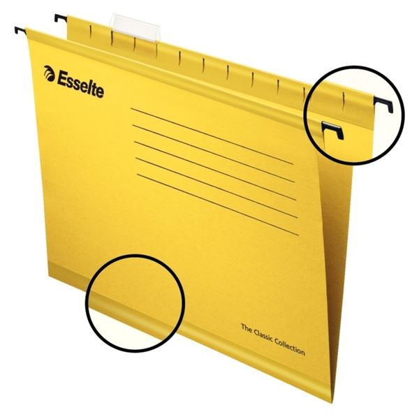 Hängemappen Esselte Classic gelb