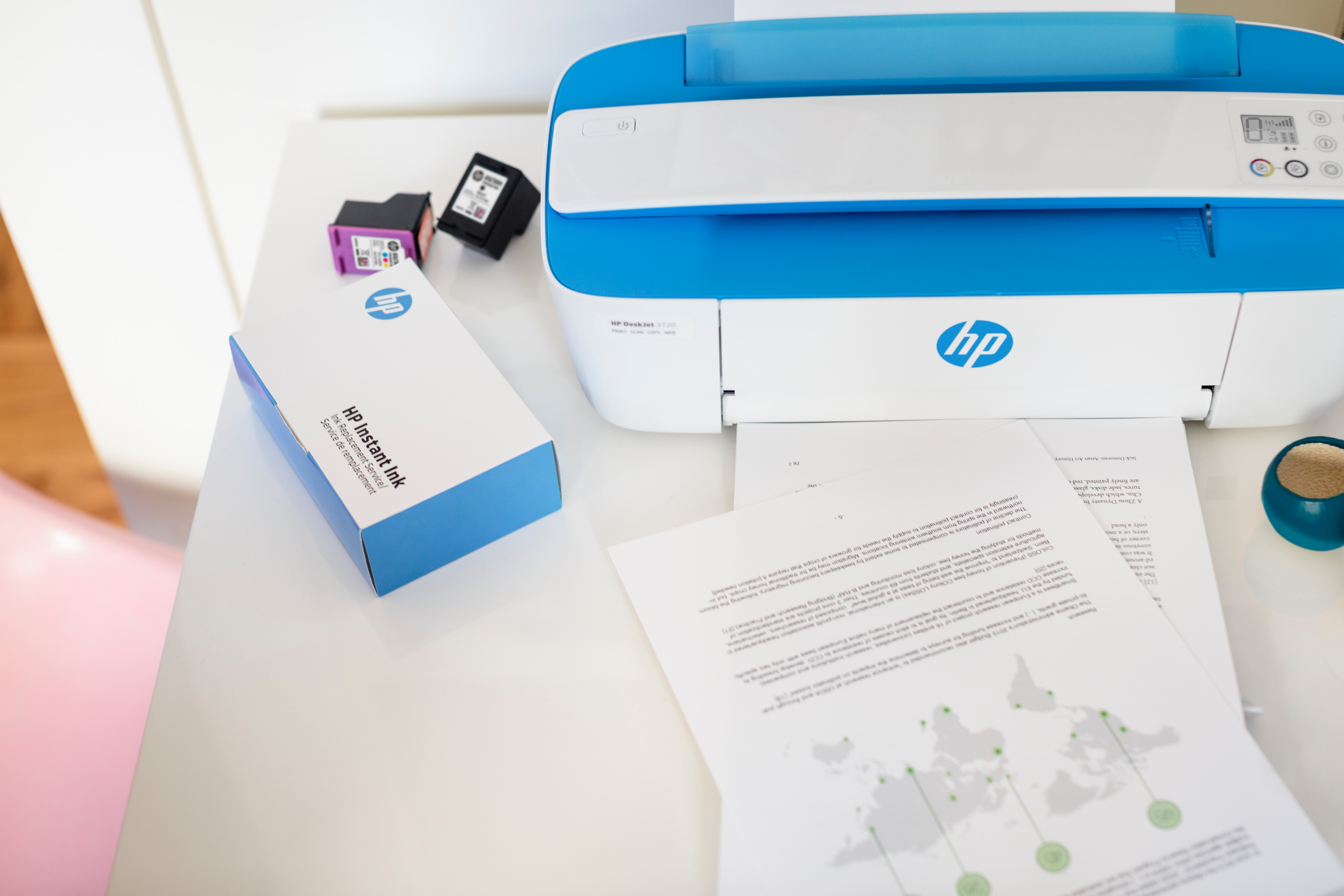 HP DeskJet 3720 Thermal Inkjet A4 4800 x 1200 DPI 8 Seiten pro Minute WLAN