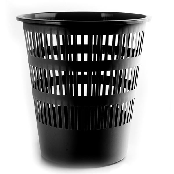 Abfallbehälter Donau, 12 L, schwarz
