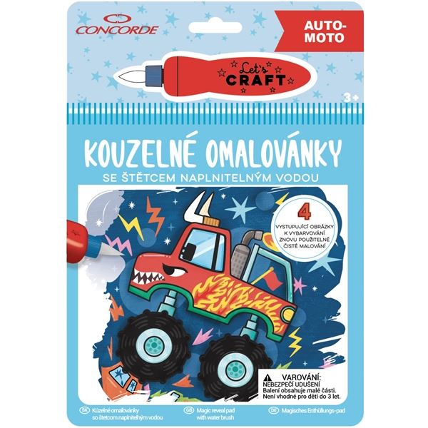 Magisches Malbuch Concorde,Auto-moto