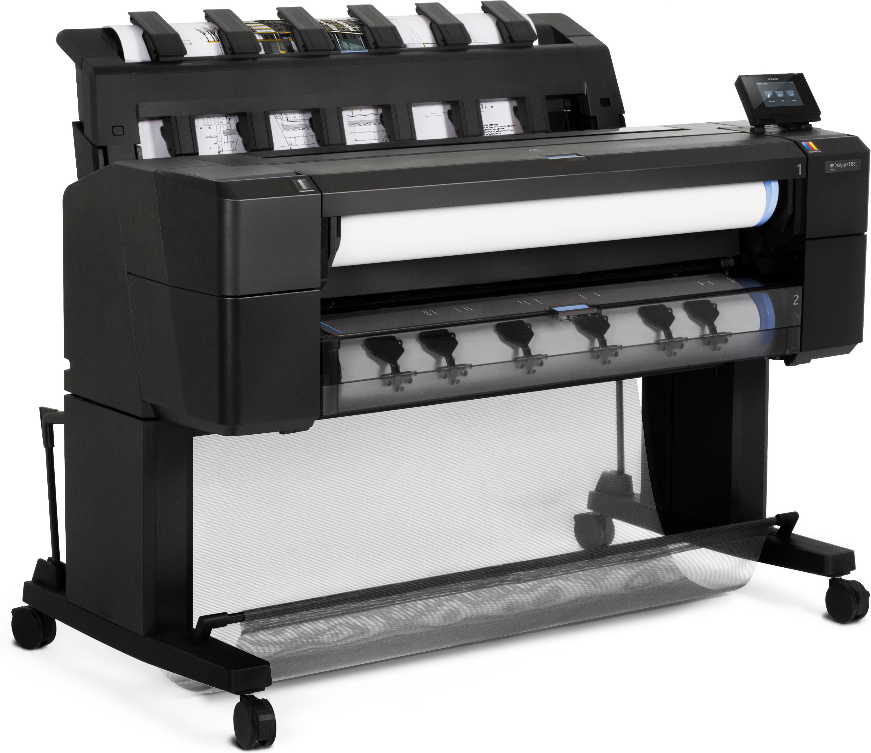 HP Designjet Impresora PostScript de 36" T1530 Großformatdrucker Thermal inkjet Farbe 2400 x 1200 DPI A0 (841 x 1189 mm) Eingebauter Ethernet-Anschluss HP Designjet Impresora PostScript de 36" T1530 Großformatdrucker Thermal inkjet Farbe 2400 x 1200 DPI A0 (841 x 1189 mm) Eingebauter Ethernet-Anschluss