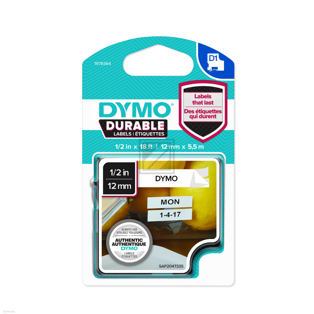 DYMO 1978364 Mehrfarben Druckeretikett