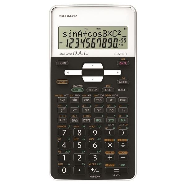 Wissenschaftlicher Taschenrechner Sharp EL-531TH, weiß