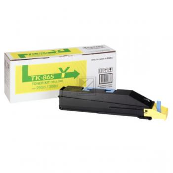 Original KYOCERA 1T02JZAEU0 / TK-865Y Toner gelb Kyocera Toner-Kit gelb (1T02JZAEU0, TK-865Y)