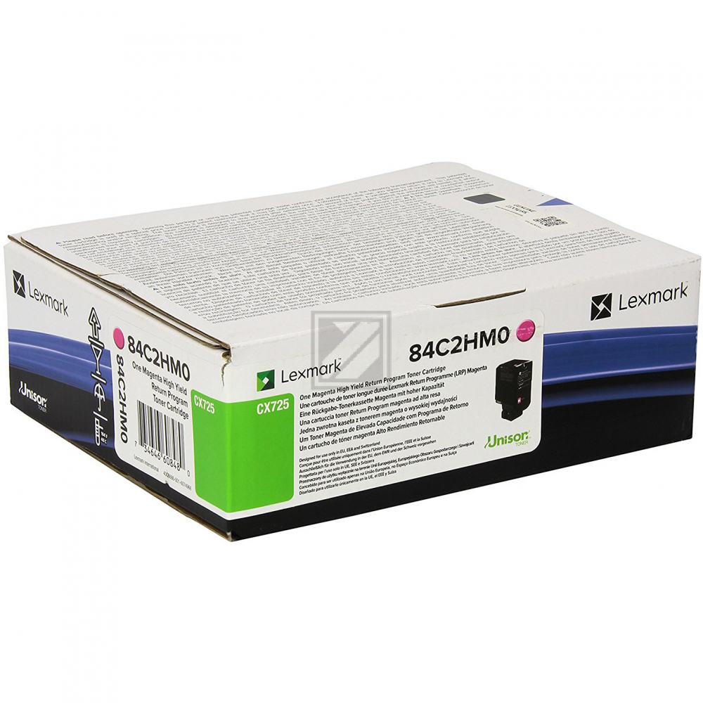 Original Lexmark 84C2HM0 Toner magenta