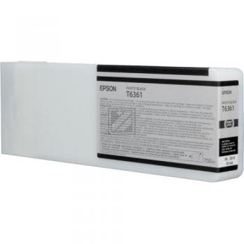 Original Epson C13T636100 / T6361 Tinte schwarz foto