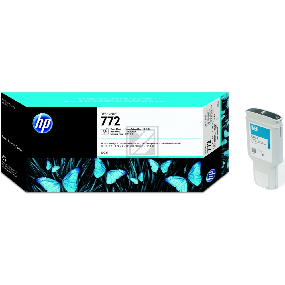 Original HP CN633A / 772 Tinte schwarz hell
