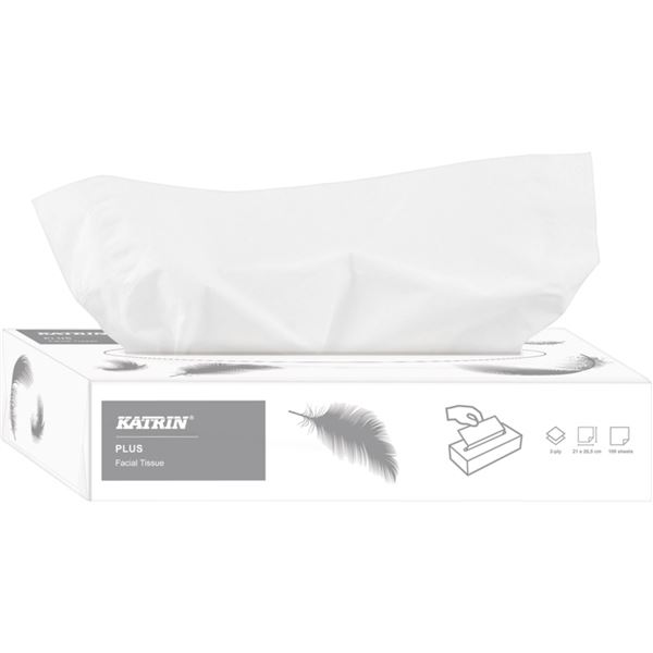 Papiertaschentücher Katrin, 2 Stück, 100Stk.