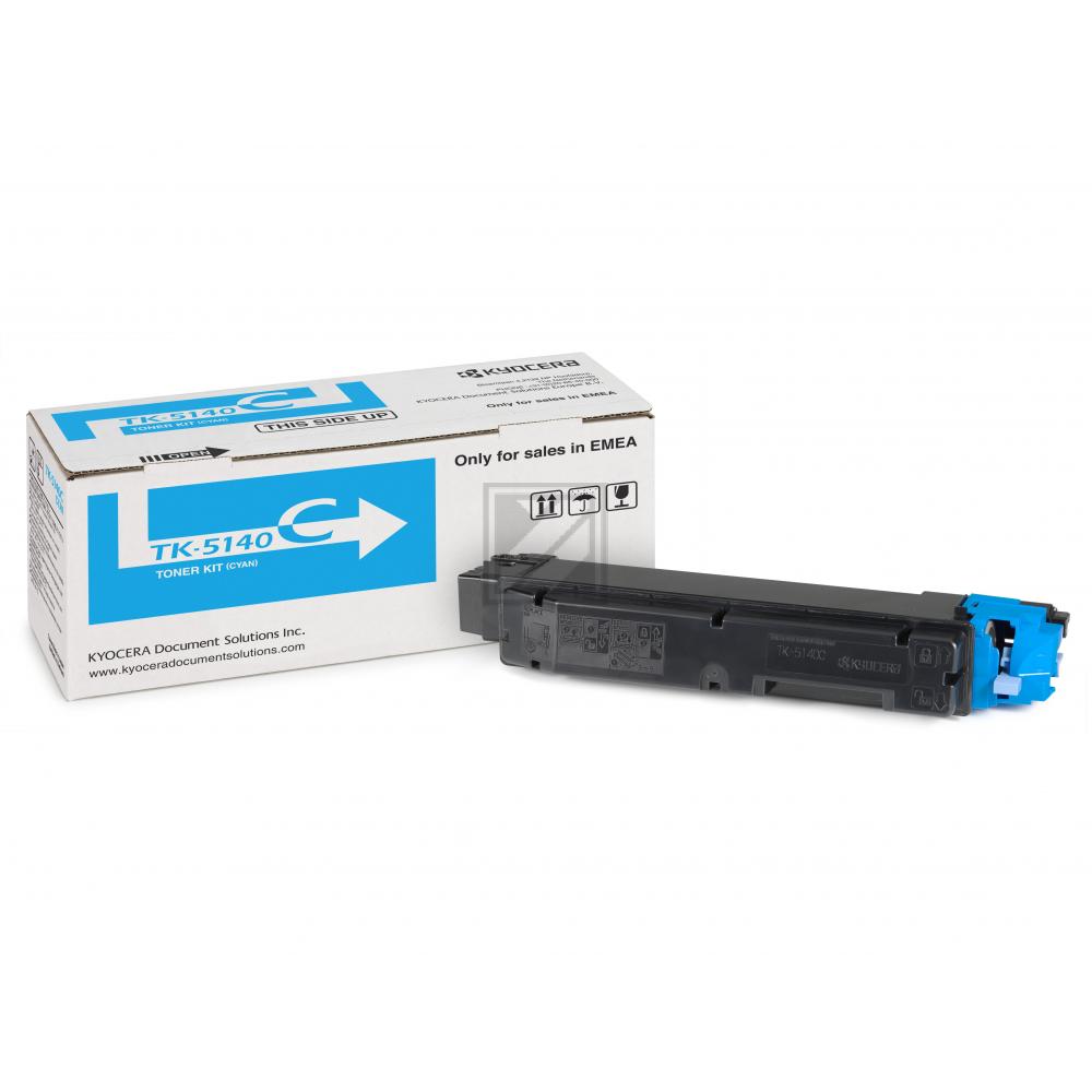 Original KYOCERA 1T02NRCNL0 / TK-5140C Toner cyan