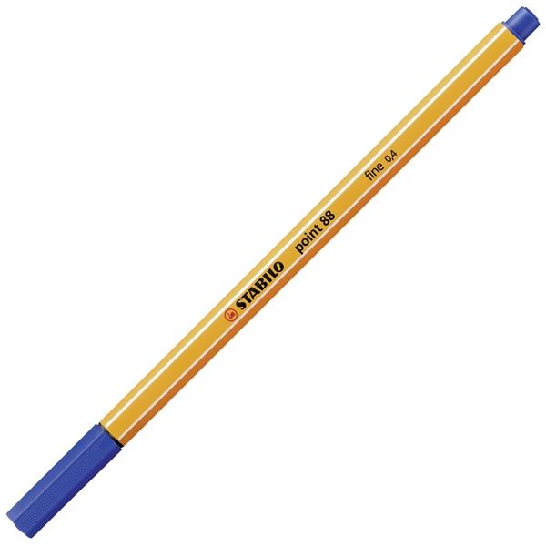 Liner STABILO point 88, blau, 10 Stück