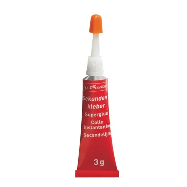 Herlitz Sekundenkleber, flüssig, 3 g