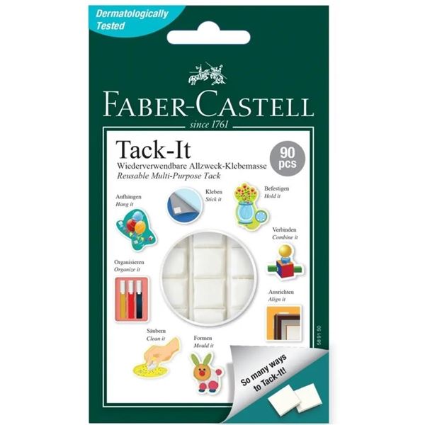 Faber-Castell Haftgummi, 90 Stück, 50 g