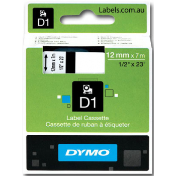 DYMO D1 Standard 12mm x 7m