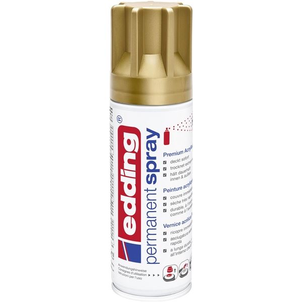 Acrylspray Edding 5200, sattes Gold matt