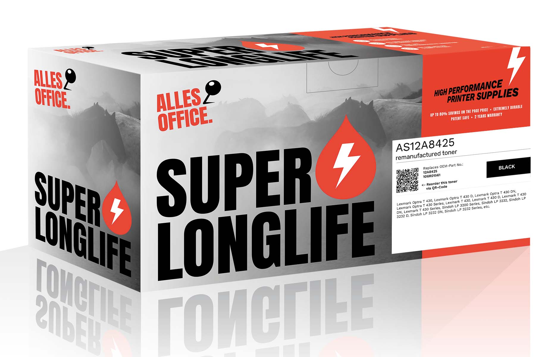 Superlonglife Xerox 12A8425 / 106R01561 Toner schwarz