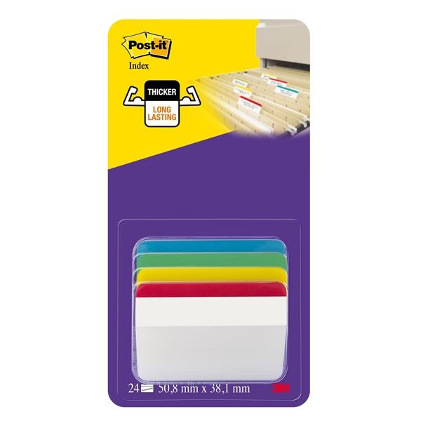 Markierungsstreifen Post-it®, Folie, extra groß, 24 Stück