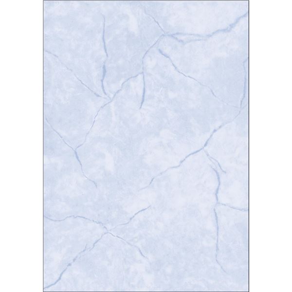 Dekorationspapier Sigel A4, 90g, blau granit