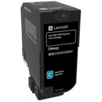 Original Lexmark 74C0H20 Toner cyan