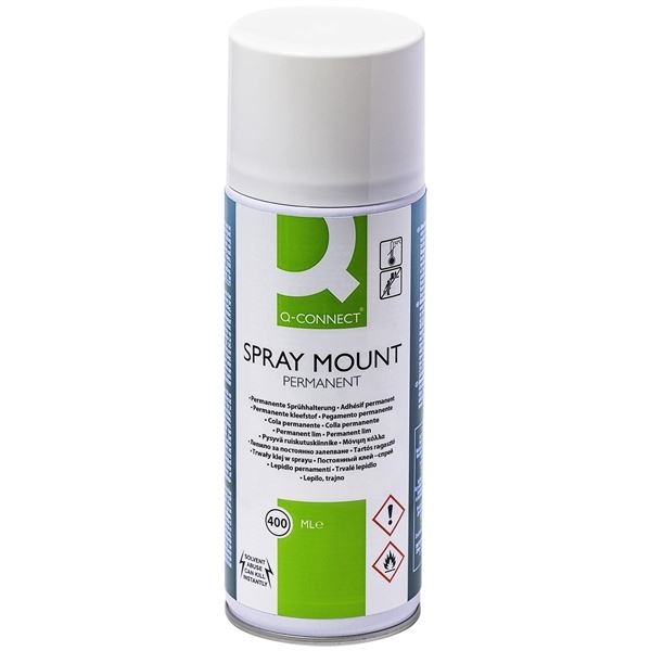 Q-Connect permanenter Sprühkleber, 400 ml