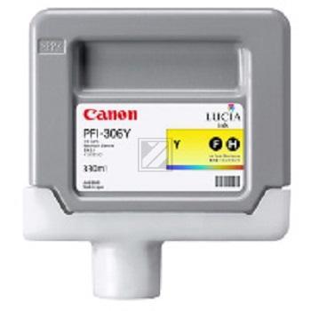 Original Canon 6660B001 / PFI-306Y Tinte gelb