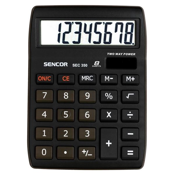 Sencor SEC 350 Tischrechner, 8-stellige Anzeige