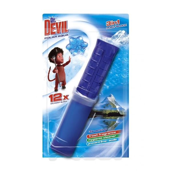 Dr. Devil Toilettenblock - Polar Aqua