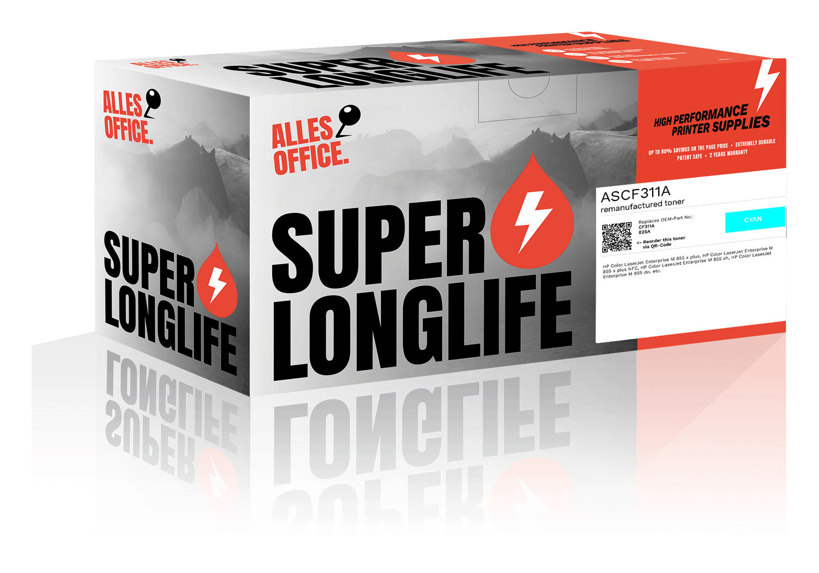 Superlonglife HP CF311A / 826A Toner cyan