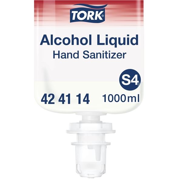 Tork flüssiges Handdesinfektionsmittel - Nachfüllpackung S4, 1l