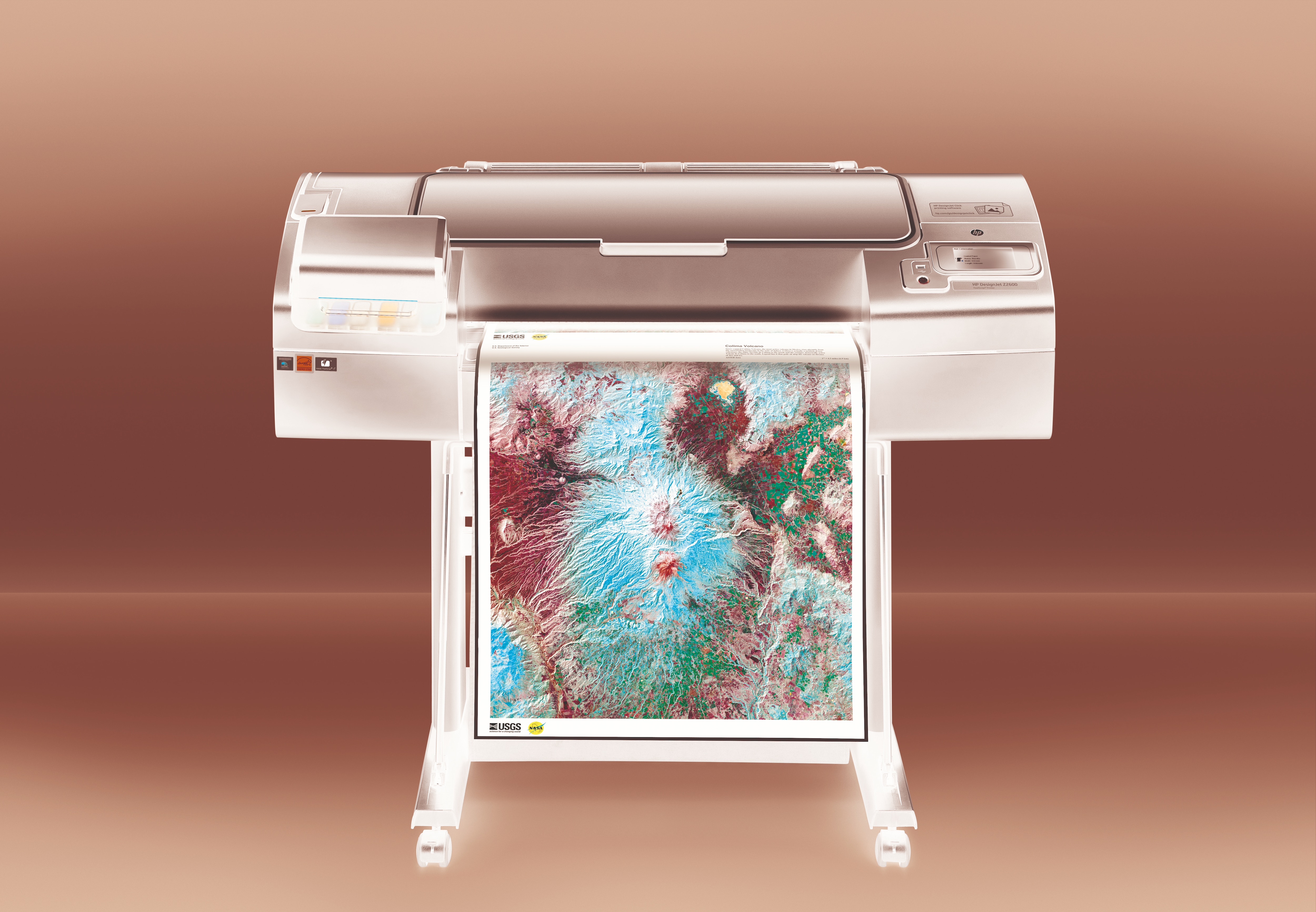 HP Designjet Z2600 24-in PostScript Großformatdrucker Thermal inkjet Farbe 2400 x 1200 DPI 610 x 1676 mm