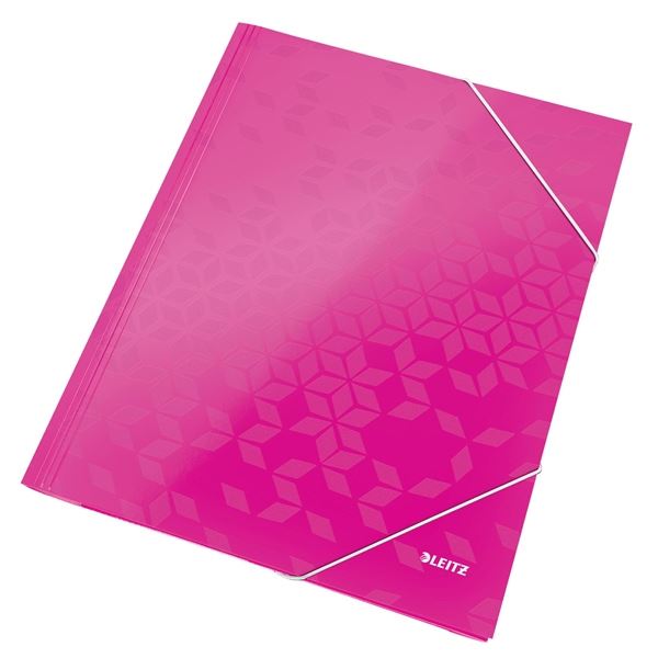 Dreiflügelmappe WOW A4 rosa LEITZ 3982-00-23 A4