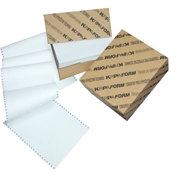 Tabellierpapier, 24x6 Zoll, 1+2, mit BP 750 Mappen