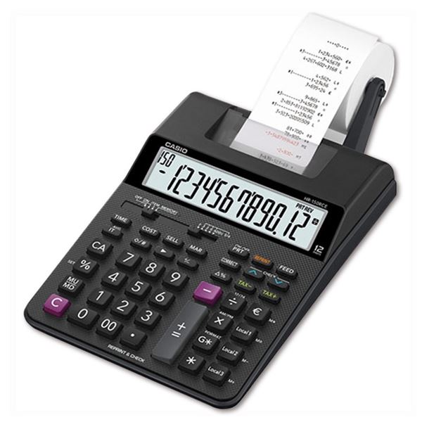 Tischrechner 12-stellig CASIO HR-150RCE druckend