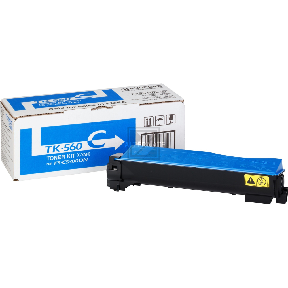 Original KYOCERA 1T02HNCEU0 / TK-560C Toner cyan Kyocera Toner-Kit cyan (1T02HNCEU0, TK-560C)