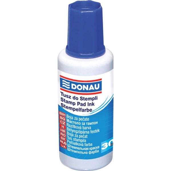 Stempelfarbe Donau, 30 ml, blau