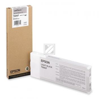 Original Epson C13T606700 / T6067 Tinte schwarz hell
