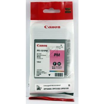 Original Canon 0888B001 / PFI-101PM Tinte magenta hell