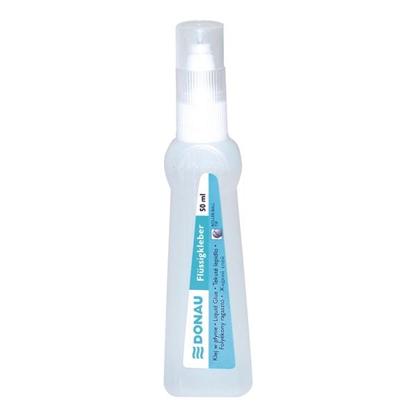 Donau Flüssigkleber, transp., Metallkugel, 50 ml