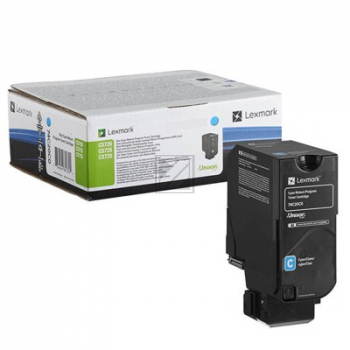 OEM-74C2HC0 Lexmark Toner-Kit Return cyan HC plus (74C2HC0)
