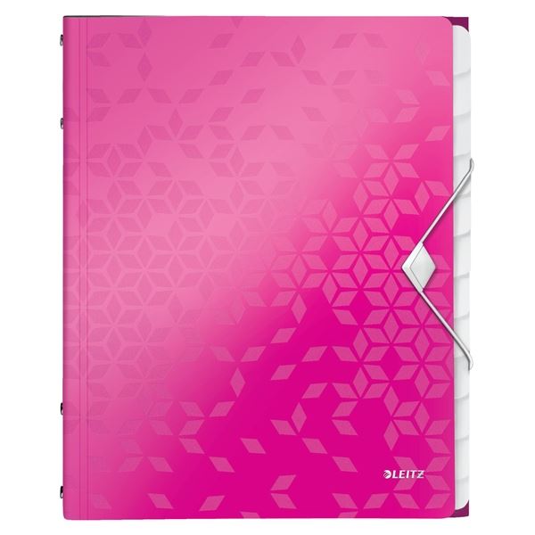 Sortierbuch WOW, A4, 12 Fächer, rosa