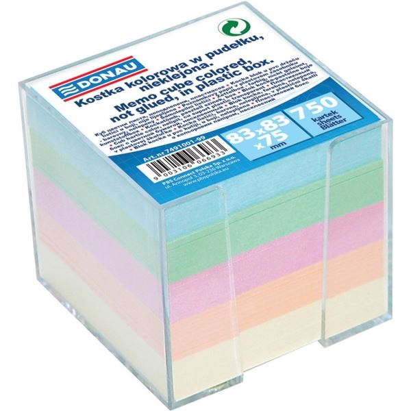 DONAU, ungeklebt, in transparenter Schachtel, pastellfarben.