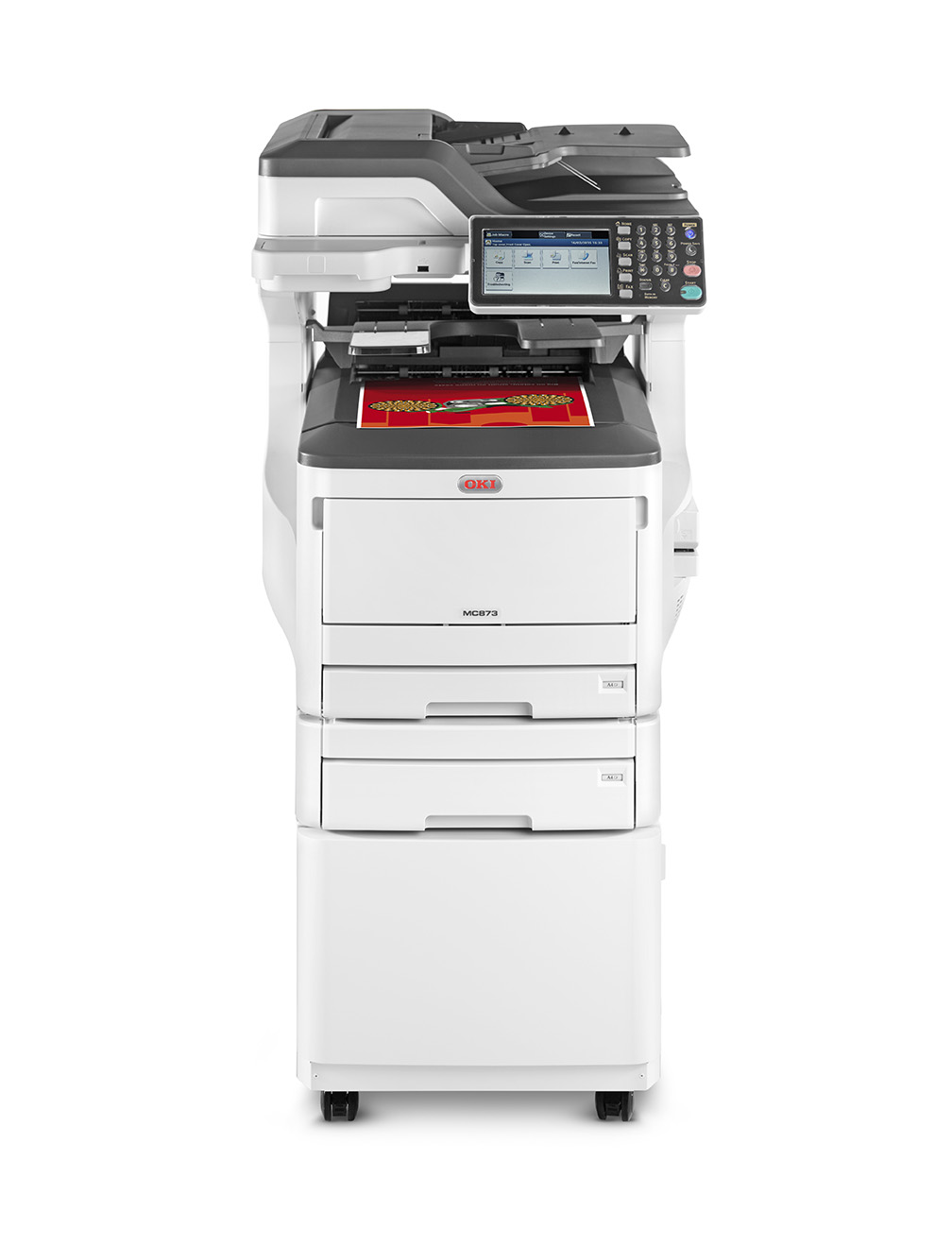 OKI MC873dnct LED A3 1200 x 600 DPI 35 Seiten pro Minute