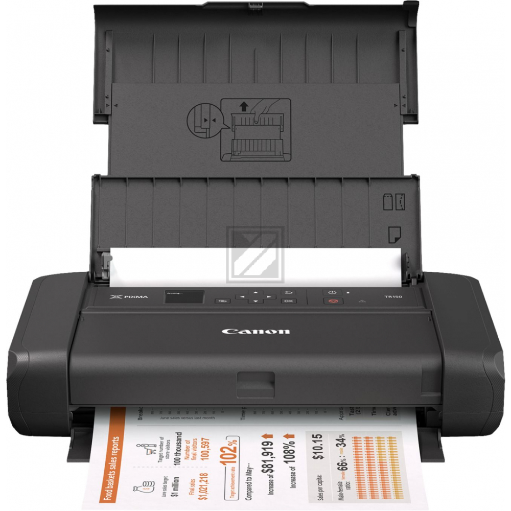 Canon PIXMA TR150 Fotodrucker Tintenstrahl 4800 x 1200 DPI 8" x 10" (20x25 cm) WLAN